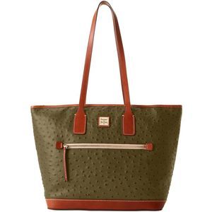 Dooney & Bourke Olive and Brown Shoulder Bag